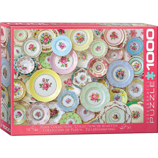 Plate Collection 1000 Piece Jigsaw Puzzle Eurographics