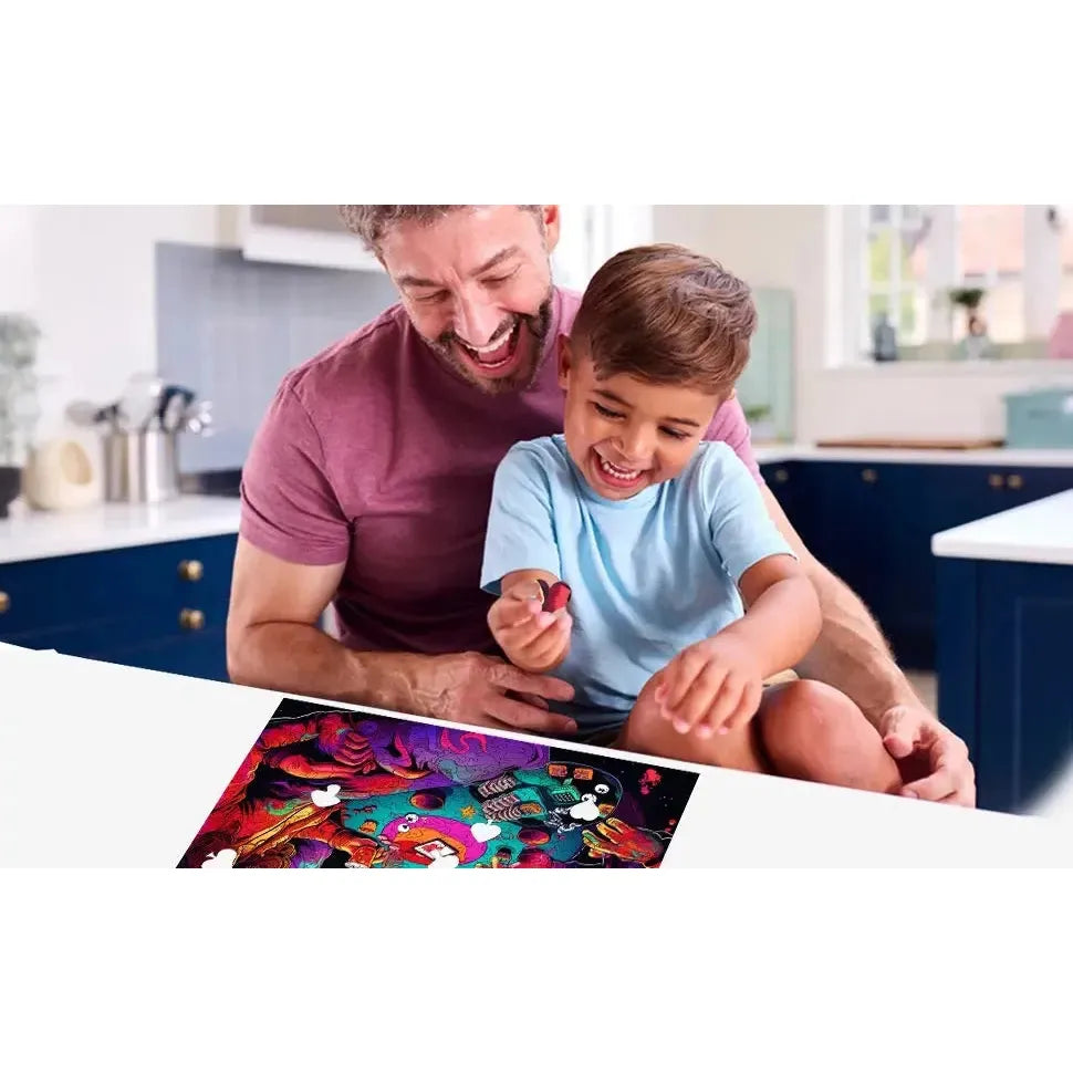 Poker Palooza 300 Piece Wooden Jigsaw Puzzle Trippy