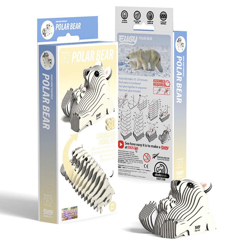 Polar Bear 3D Cardboard Model Kit Eugy