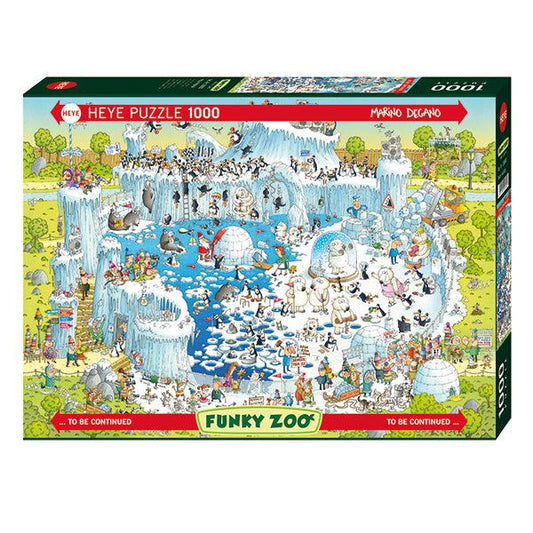 Polar Habitat Funky Zoo 1000 Piece Jigsaw Puzzle Heye