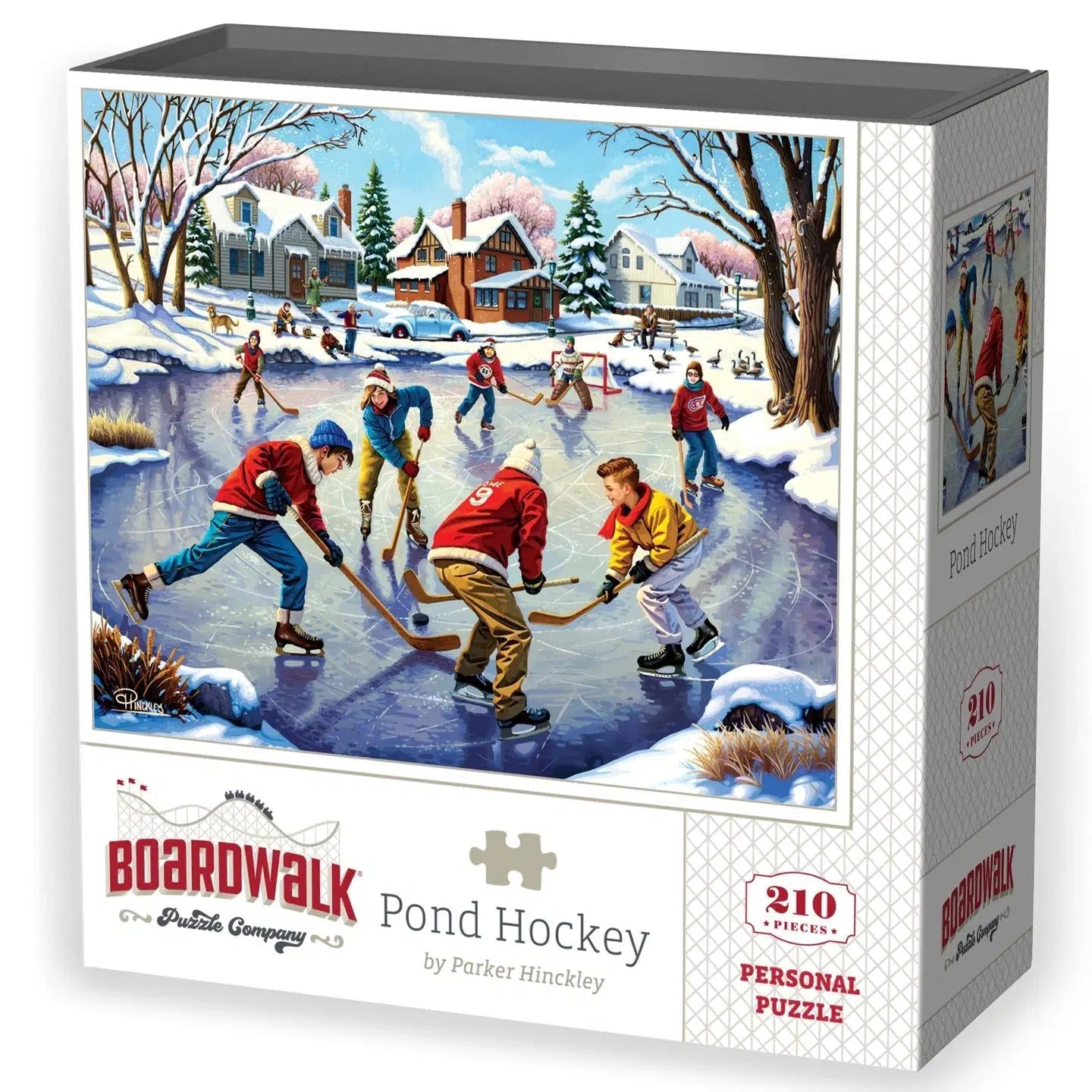 Pond Hockey 210 Piece Jigsaw Puzzle Boardwalk