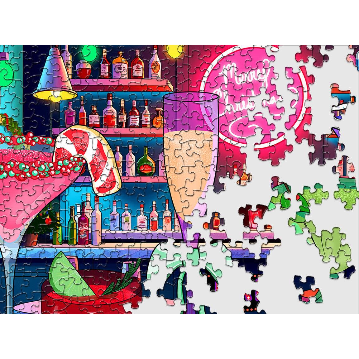 Pop-Up Christmas Cocktails 1000 Piece Jigsaw Puzzle Springbok