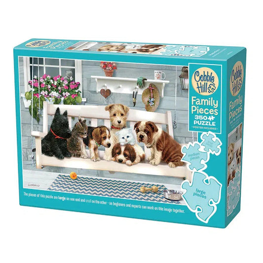 Porch Pals 350 Piece Family Jigsaw Puzzle Cobble Hill