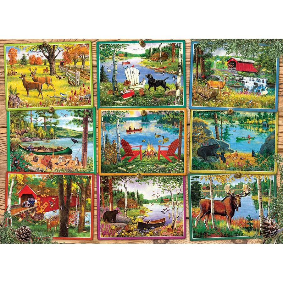 Postcards from Lake Country 1000 Piece Jigsaw Puzzle Cobble Hill