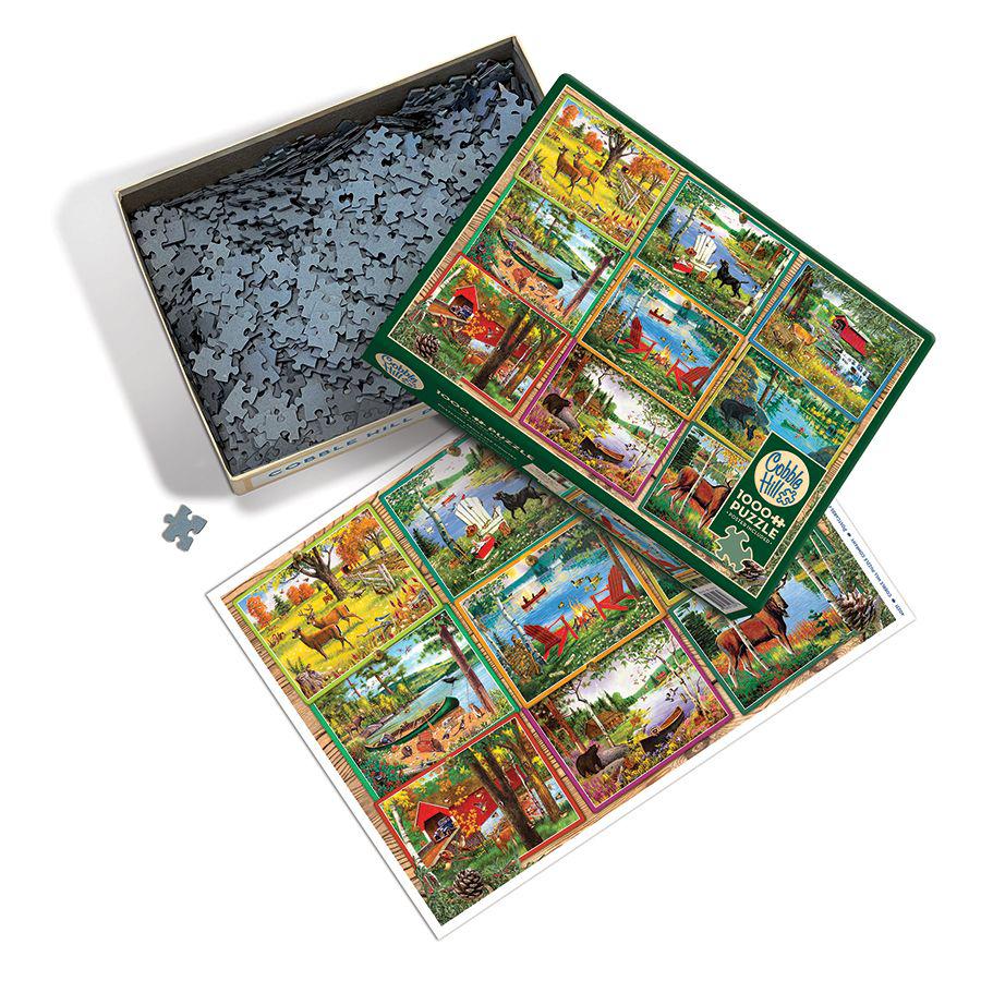 Postcards from Lake Country 1000 Piece Jigsaw Puzzle Cobble Hill