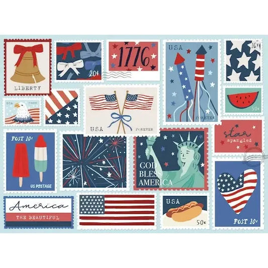 Postmarked USA 1000 Piece Jigsaw Puzzle PuzzleFolk