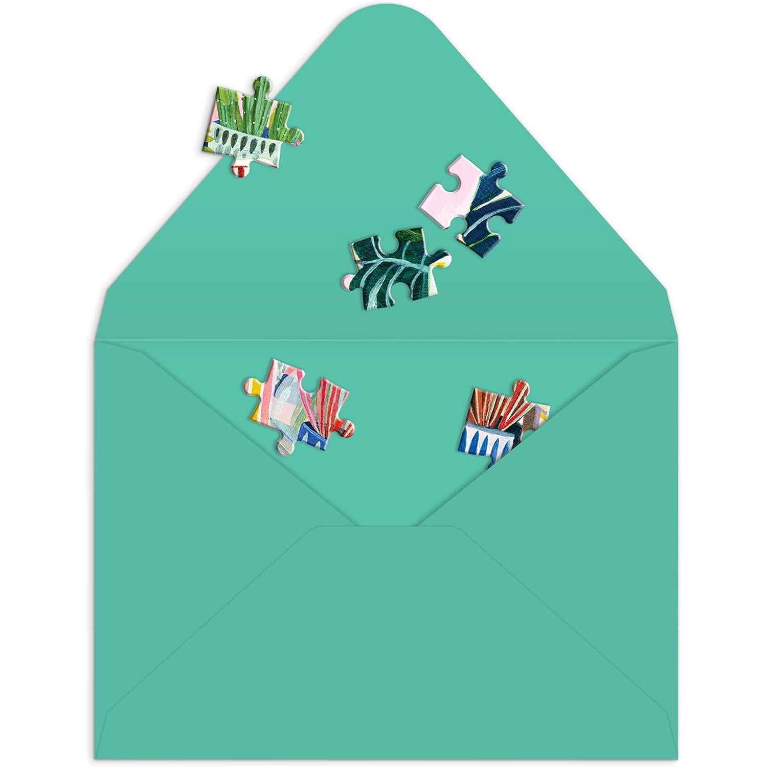 Potted Plants Greeting Card 60 Piece Jigsaw Puzzle Galison