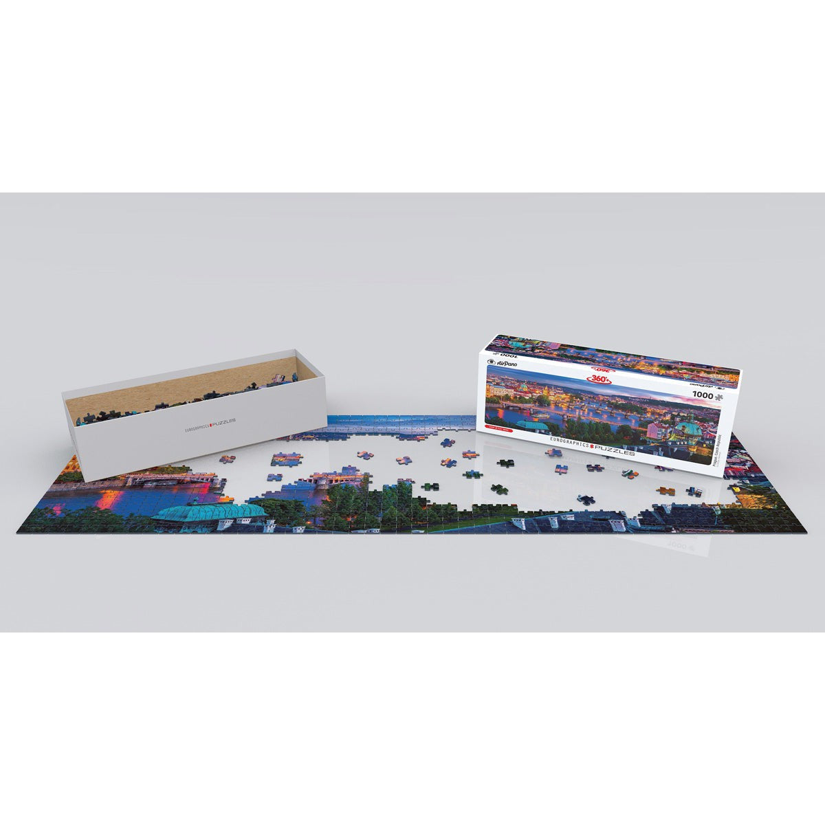 Prague, Czech Republic 1000 Piece Panoramic Jigsaw Puzzle Eurographics