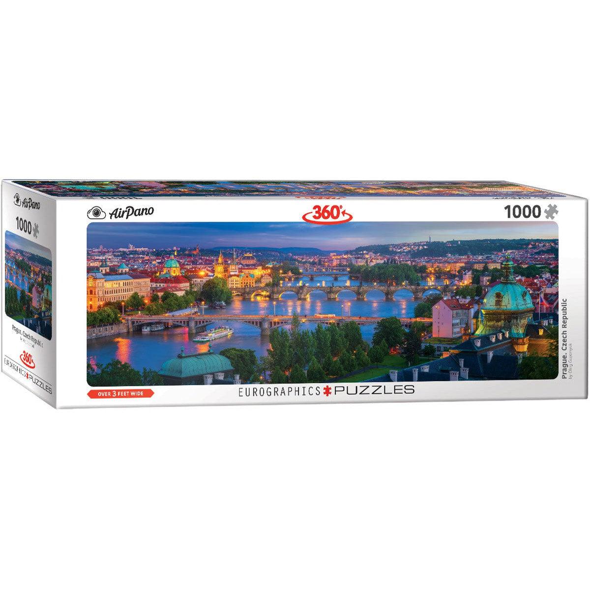 Prague, Czech Republic 1000 Piece Panoramic Jigsaw Puzzle Eurographics