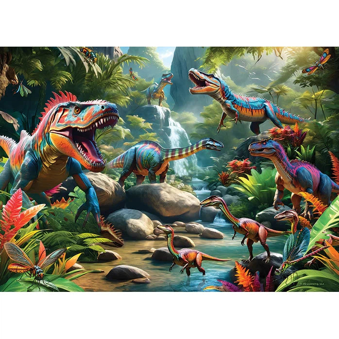 Prehistoric Beasts 500 Piece Jigsaw Puzzle Cobble Hill