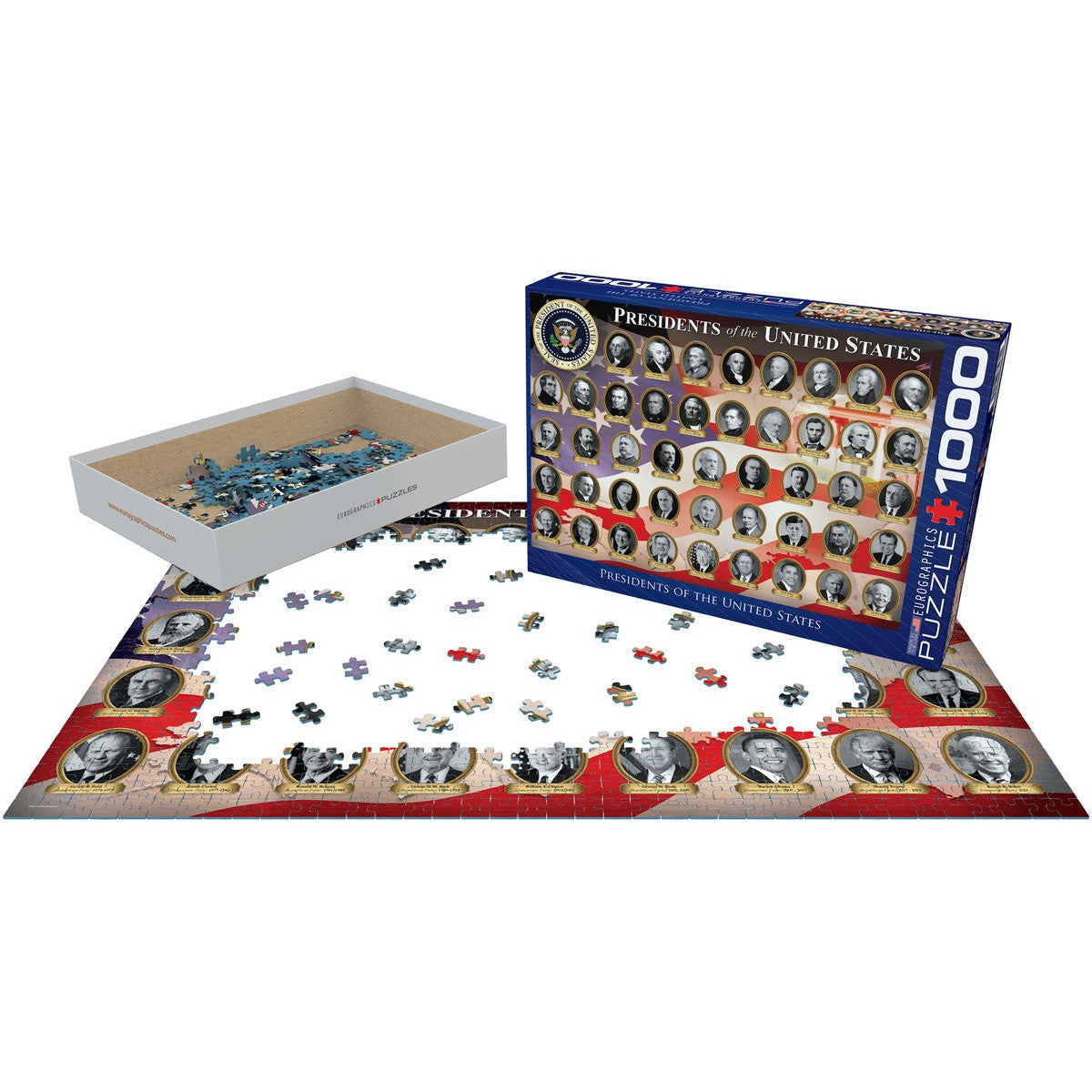 Presidents of the United States 1000 Piece Jigsaw Puzzle Eurographics