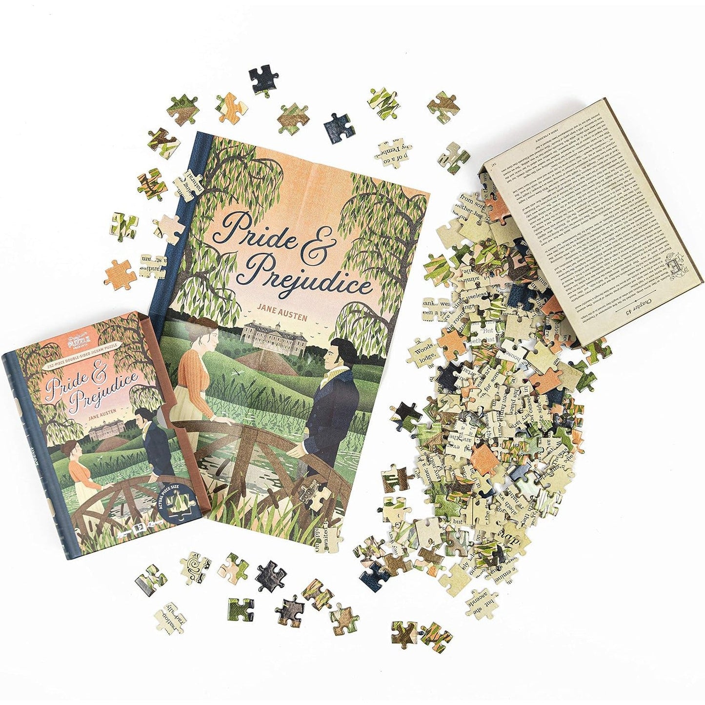 Pride & Prejudice Double-Sided 252 Piece Jigsaw Puzzle Professor Puzzle