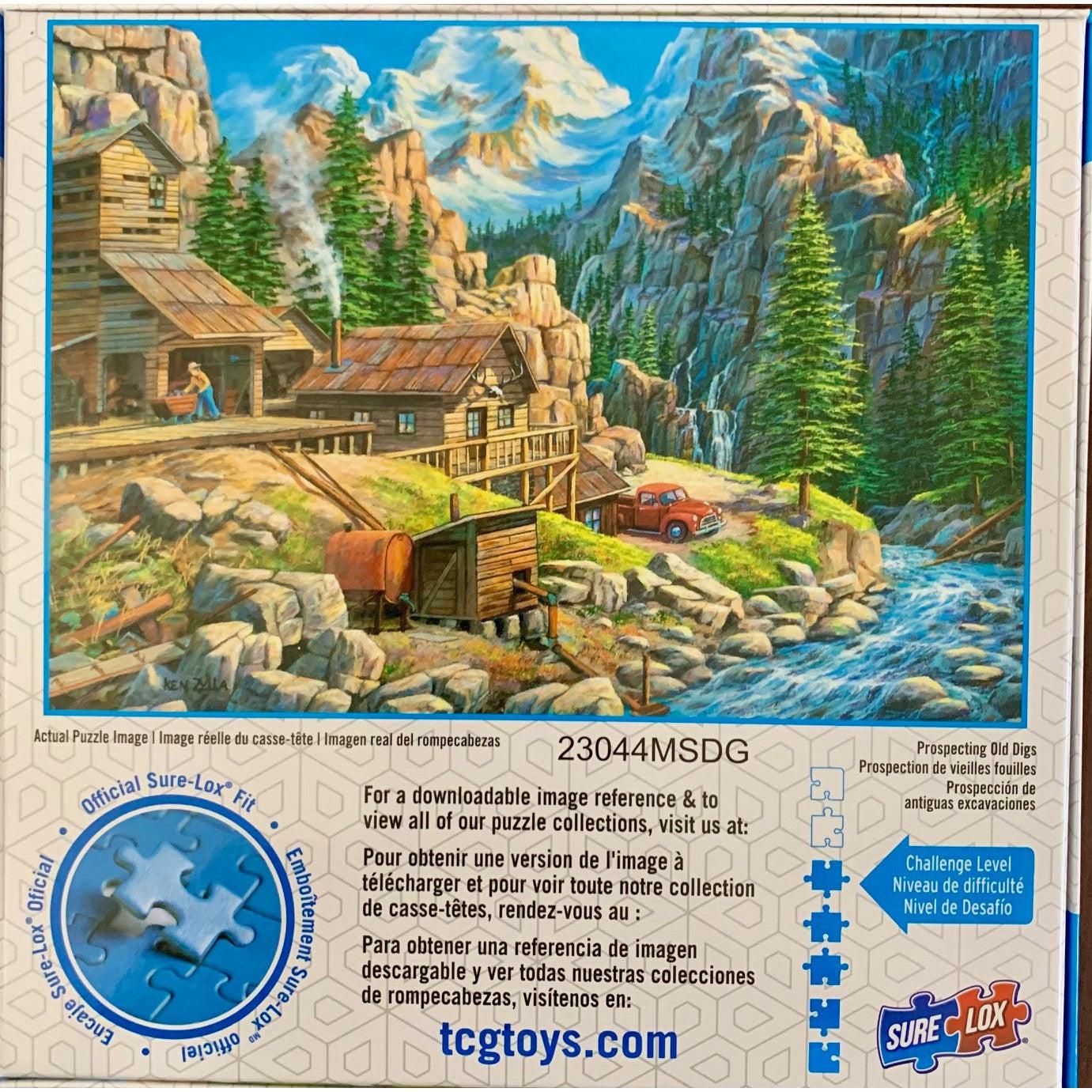 Prospecting Old Digs Nostalgia 1000 Piece Jigsaw Puzzle Sure Lox