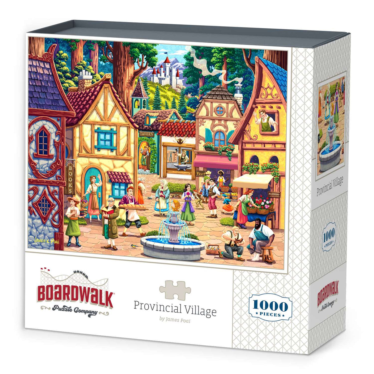 Provincial Village 1000 Piece Jigsaw Puzzle Boardwalk