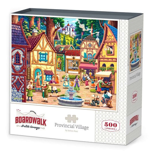 Provincial Village 500 Piece Jigsaw Puzzle Boardwalk