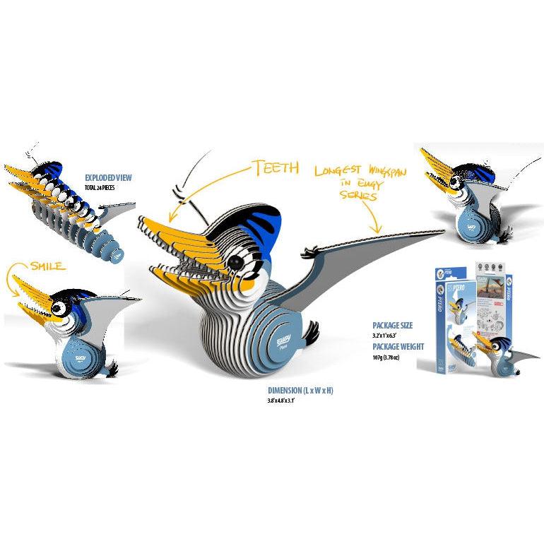 Ptero 3D Cardboard Model Kit Eugy