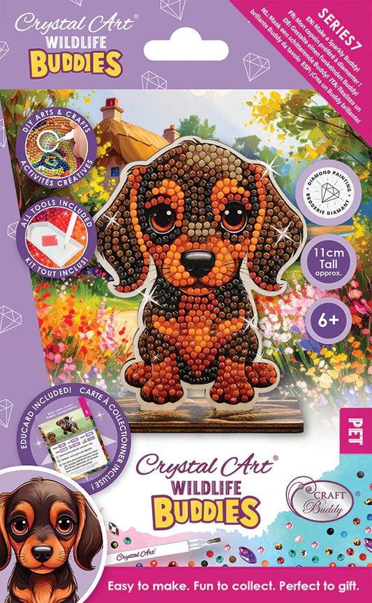 Puppy Pet Crystal Art Buddies Kit Craft Buddy
