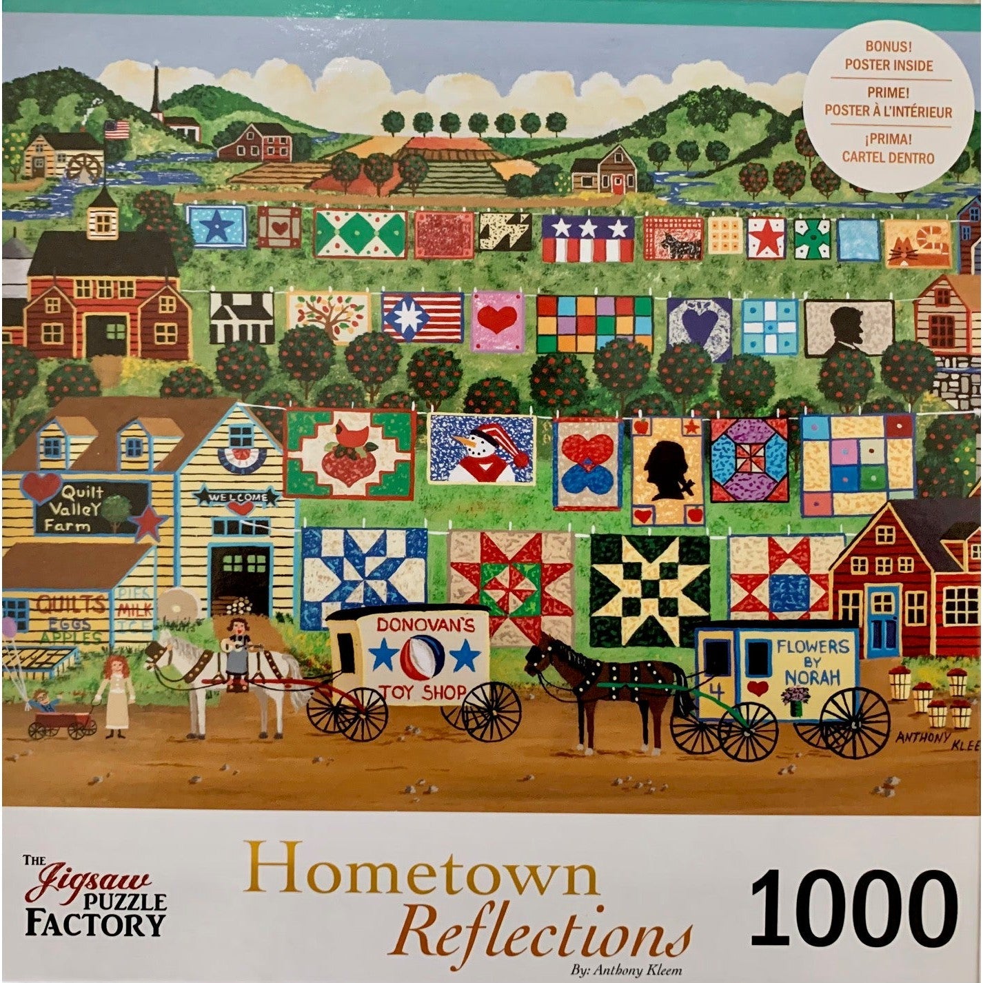 Quilt Valley Farm 1000 Piece Jigsaw Puzzle Leap Year