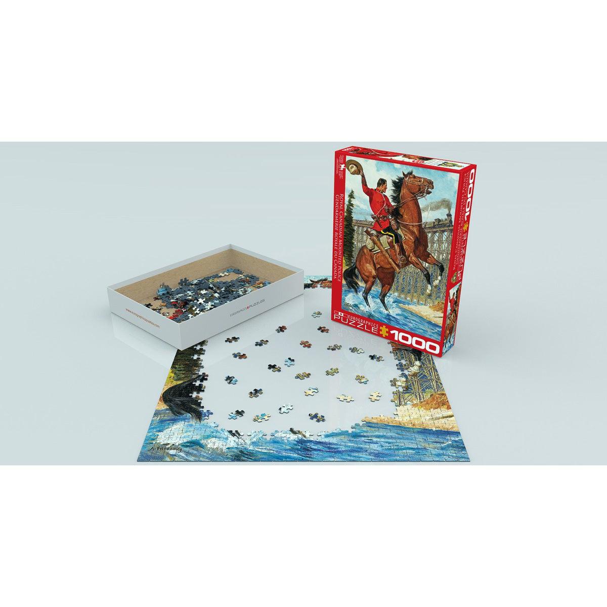 RCMP Train Salute 1000 Piece Jigsaw Puzzle Eurographics