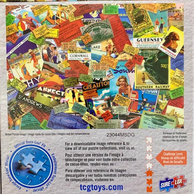 Railways of Yesteryear Cool Collages 300 Piece Jigsaw Puzzle Sure Lox