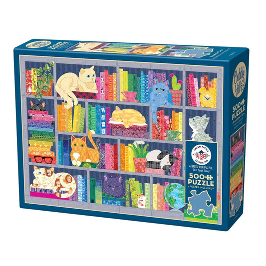 Rainbow Cats 500 Piece Jigsaw Puzzle Cobble Hill