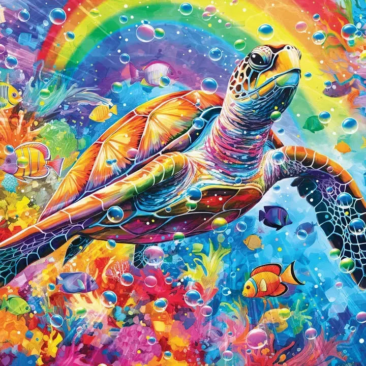 Rainbow Sea 500 Piece Soft Touch Jigsaw Puzzle Crown Point