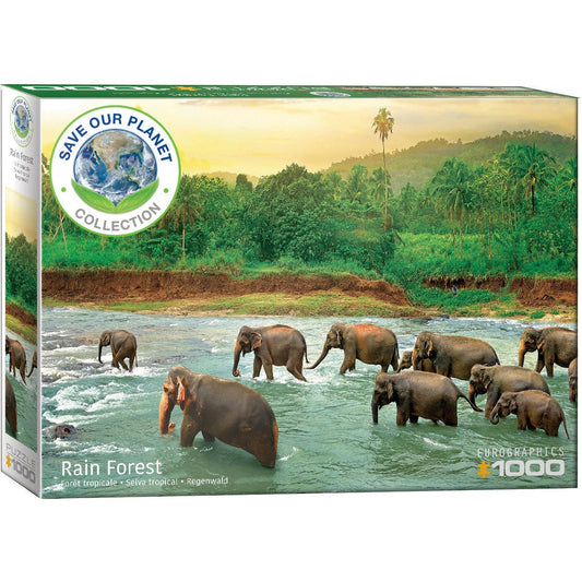 Rainforest 1000 Piece Jigsaw Puzzle Eurographics