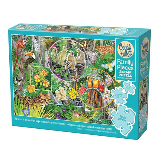 Rainforest Magic 350 Piece Family Jigsaw Puzzle Cobble Hill