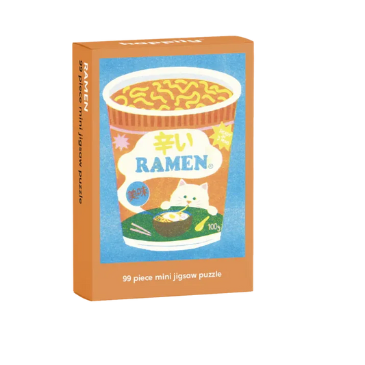 Ramen 99 Piece Mini Jigsaw Puzzle Happily