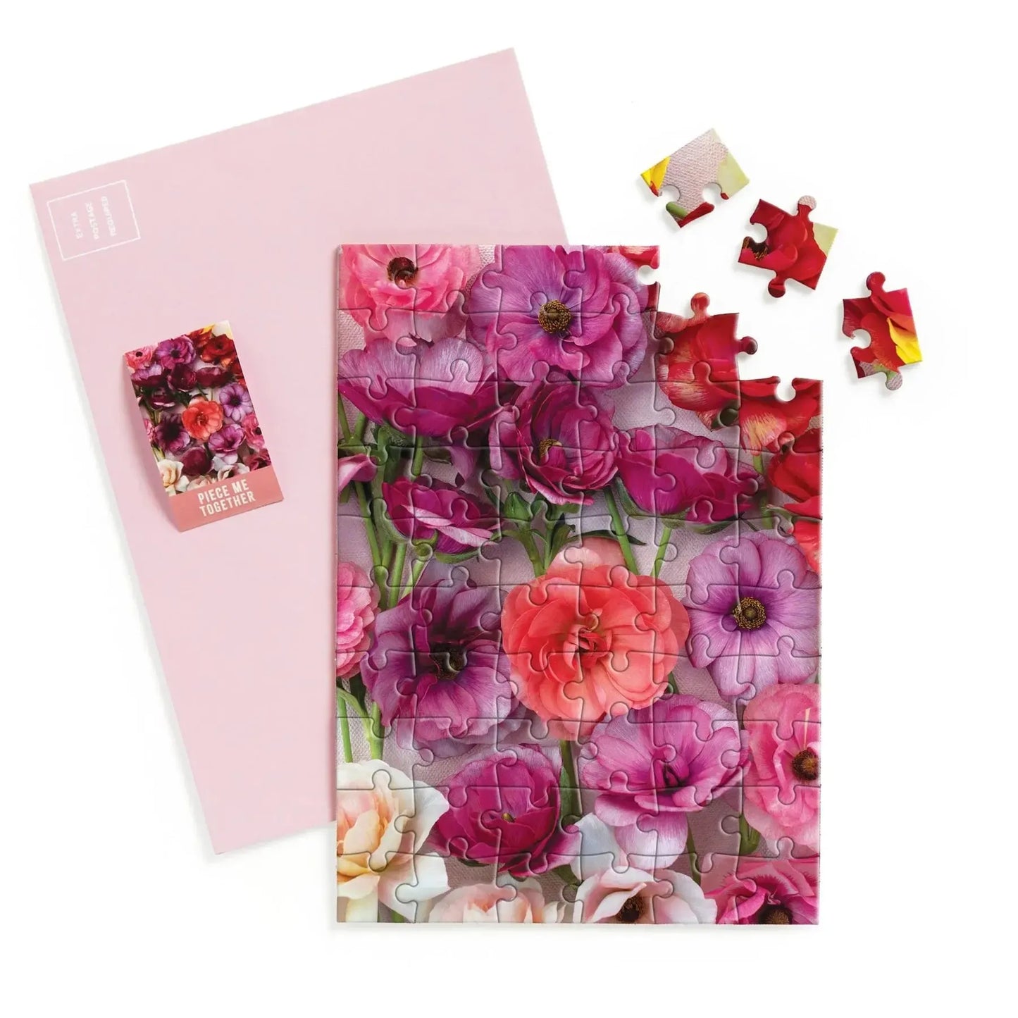 Ranunculus Greeting Card 60 Piece Jigsaw Puzzle Galison