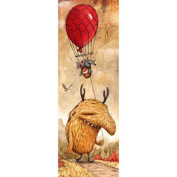 Red Balloon Zozoville 1000 Piece Panoramic Jigsaw Puzzle Heye