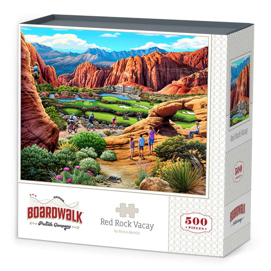 Red Rock Vacay 500 Piece Jigsaw Puzzle Boardwalk