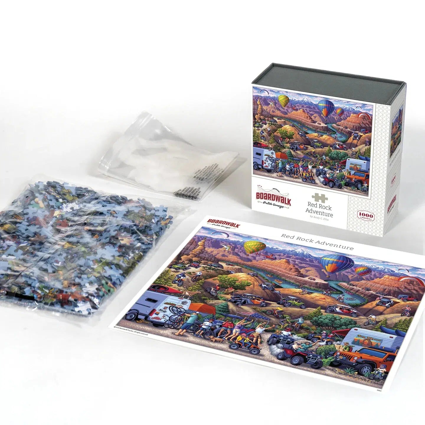 Red Rock Adventure 1000 Piece Jigsaw Puzzle Boardwalk