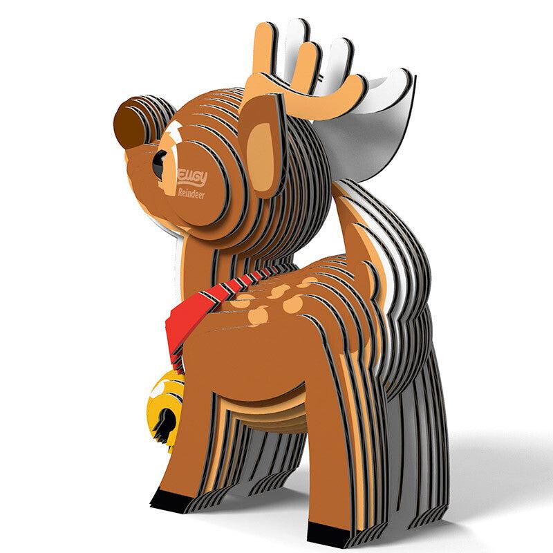 Reindeer 3D Cardboard Model Kit Eugy