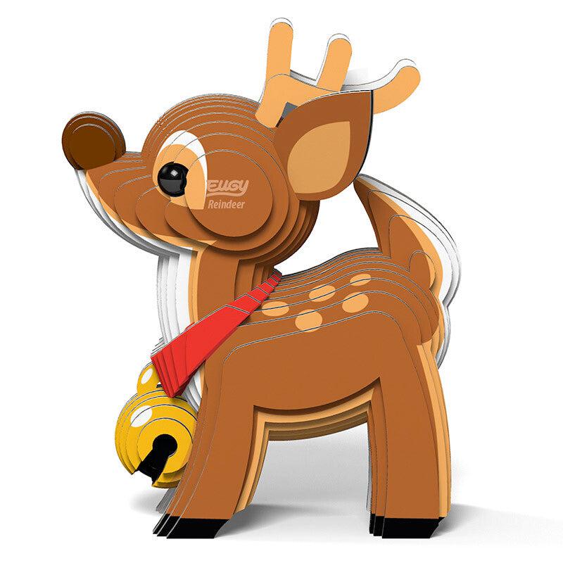 Reindeer 3D Cardboard Model Kit Eugy