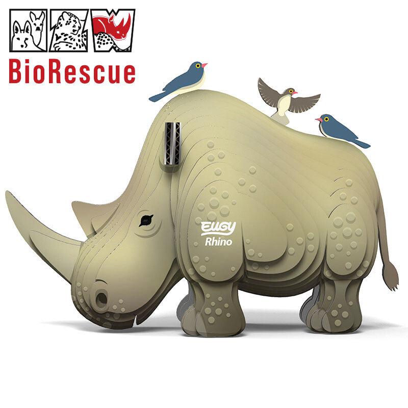 Rhino 3D Cardboard Model Kit Eugy