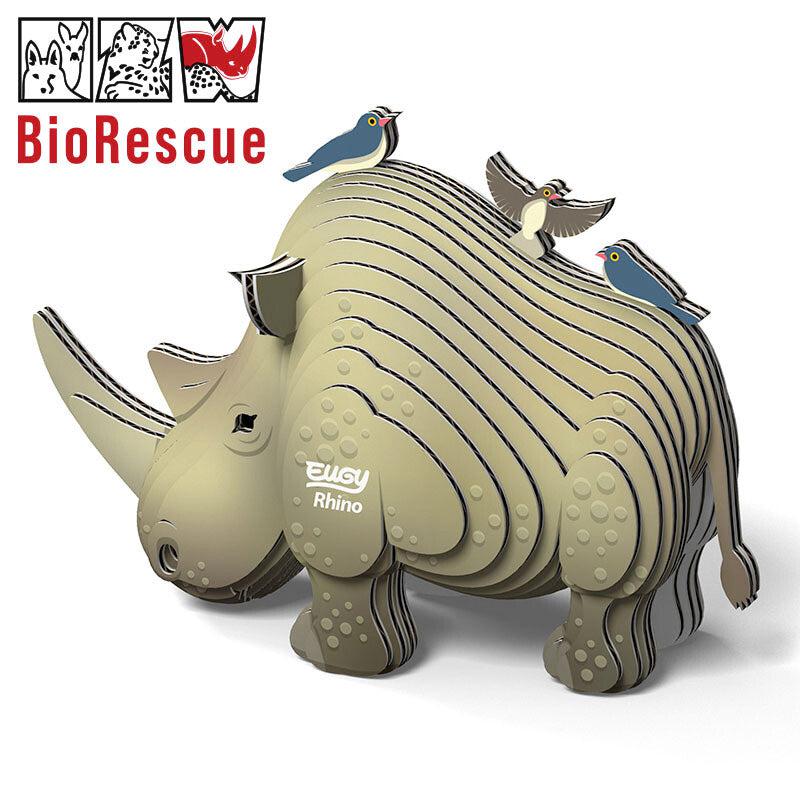 Rhino 3D Cardboard Model Kit Eugy