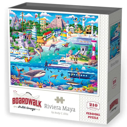 Riviera Maya 210 Piece Jigsaw Puzzle Boardwalk