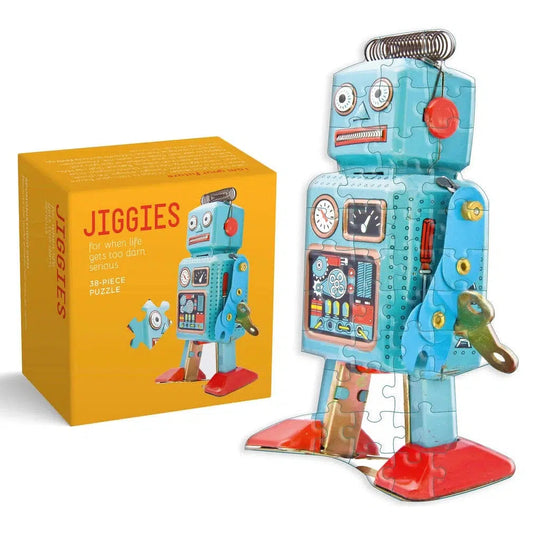 Robot 38 Piece Mini Jigsaw Puzzle Gibbs Smith