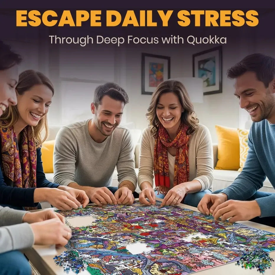 Rocktail Kingdom "Seek & See" 1000 Piece Jigsaw Puzzle Quokka