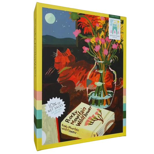 Rocky Mountain Flowers by Allie Yacina 1000 Piece Jigsaw Puzzle Bridgetown