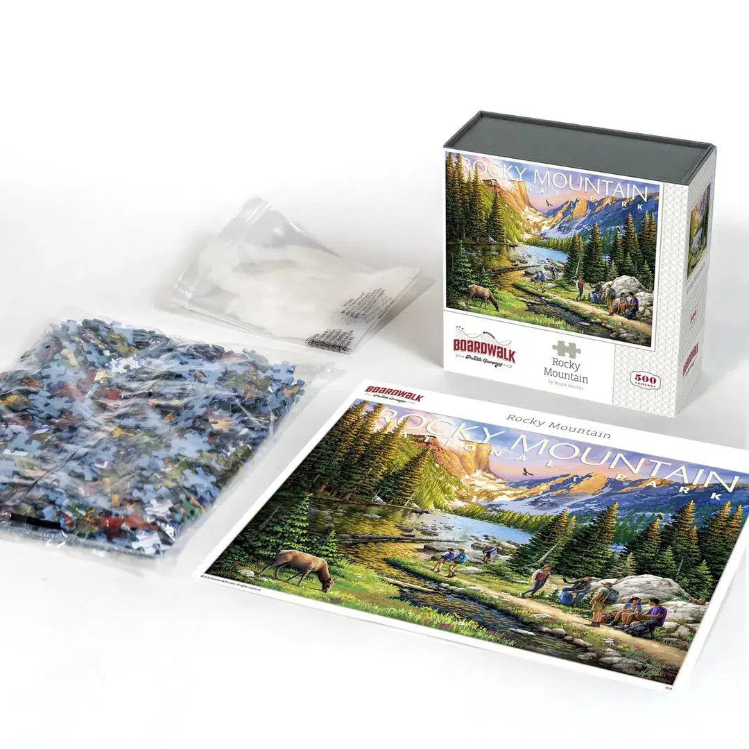 Rocky Mountain National Park 500 Piece Jigsaw Puzzle Boardwalk