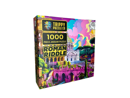 Roman Riddle 1000 Piece Jigsaw Puzzle Trippy