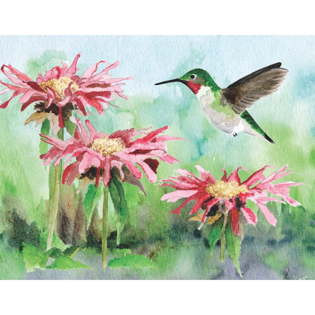 Ruby-throated Hummingbird 100 Piece Mini Jigsaw Puzzle NYPC