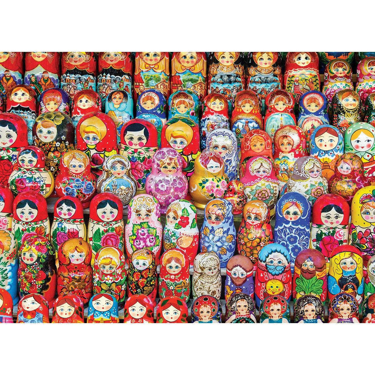 Russian Matryoshka Dolls 1000 Piece Jigsaw Puzzle Eurographics