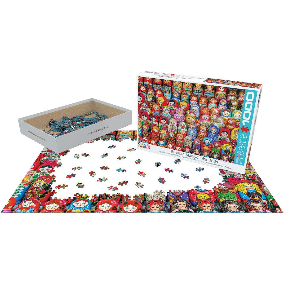 Russian Matryoshka Dolls 1000 Piece Jigsaw Puzzle Eurographics