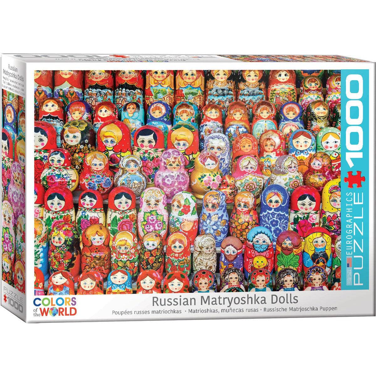 Russian Matryoshka Dolls 1000 Piece Jigsaw Puzzle Eurographics