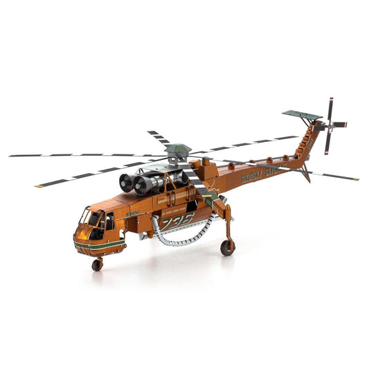 S-64 Sikorsky Skycrane Premium 3D Steel Model Kit Metal Earth