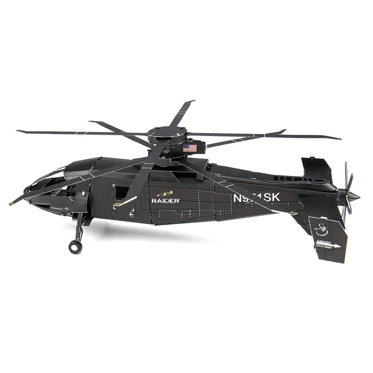 S-97 Raider Helicopter 3D Steel Model Kit Metal Earth