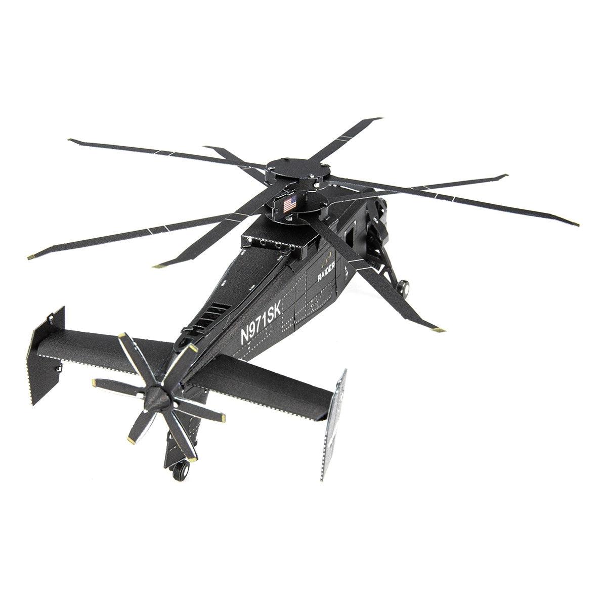 S-97 Raider Helicopter 3D Steel Model Kit Metal Earth